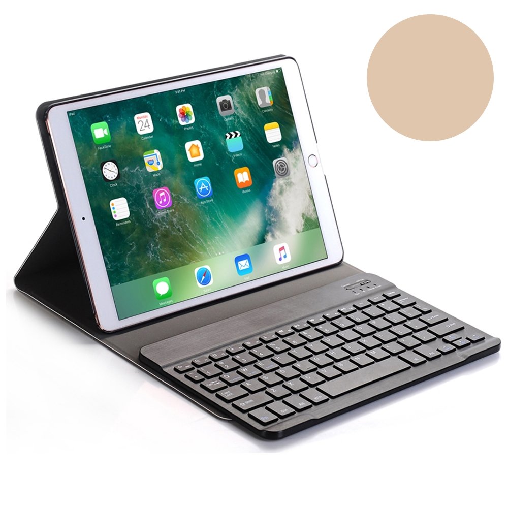Doodt Uitstroom Snoep Shop4 - iPad 10.2 (2021) Toetsenbord Hoes - Bluetooth Keyboard Cover Goud |  Shop4tablethoes